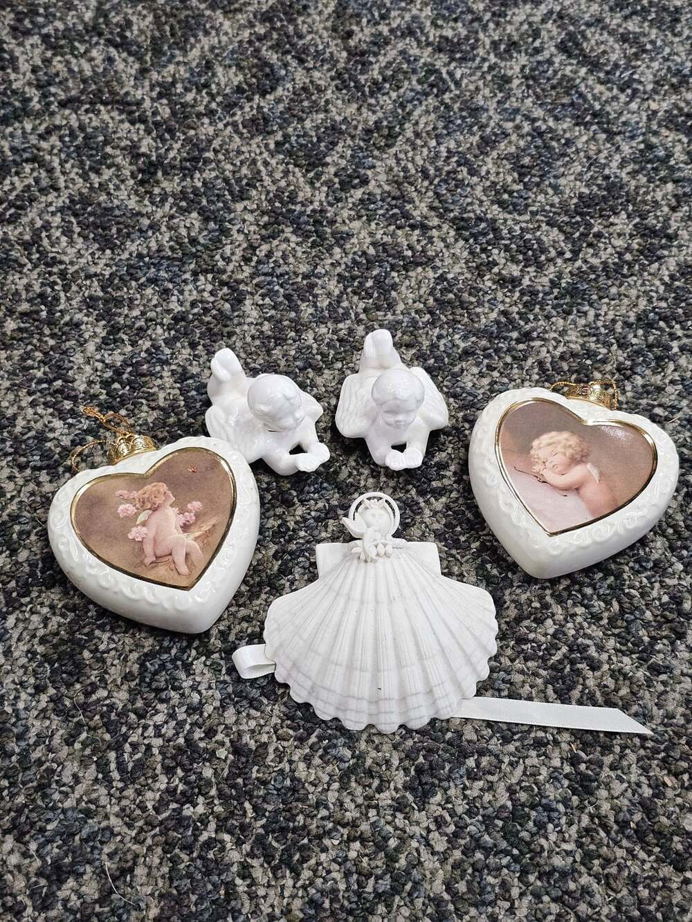 Margaret Furlong Angel Lot Porcelain Ornaments